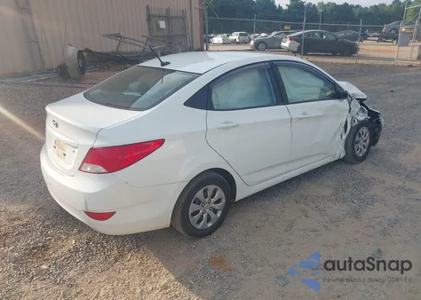 2016 Hyundai Accent Se z USA, uszkodzony, nr VIN KMHCT4AE0GU136522